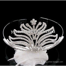 Tiara clásica rhinestone